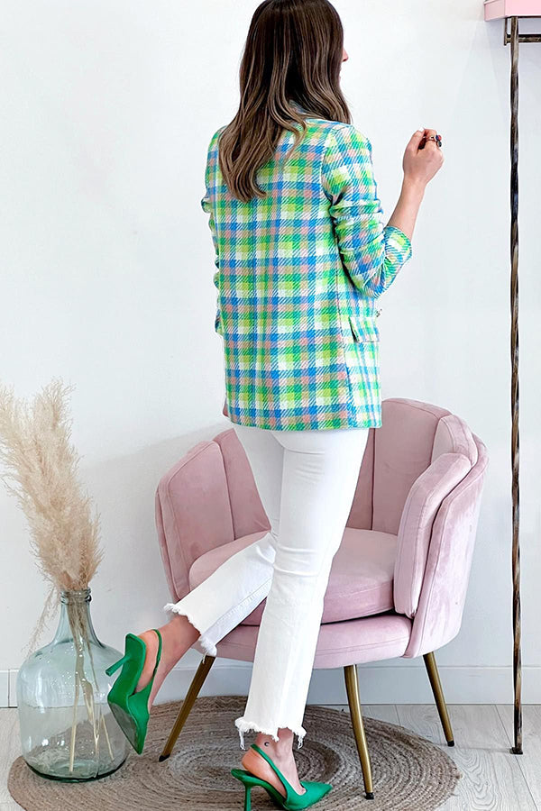 Stilla | Sunrise Dine Øjne Multi Ternet Blazer