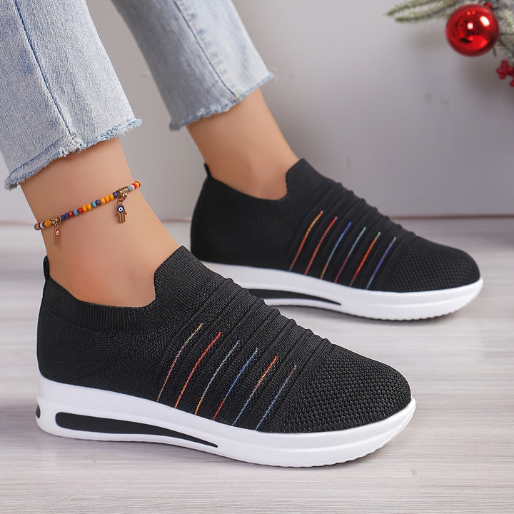 Stilla | Sommer Loafers Til Damer Åndbare, Lette Slip on Sko Med Åbne Tæer