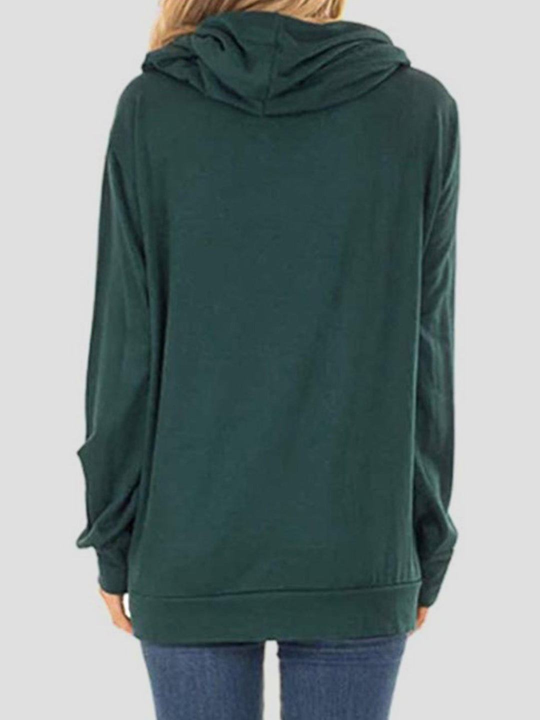 Stilla | Sweatshirt med lange ærmer med snor og grafisk bogstav