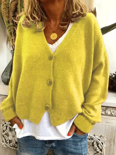 Stilla | Løs Kvinder Strikjakke Pullover