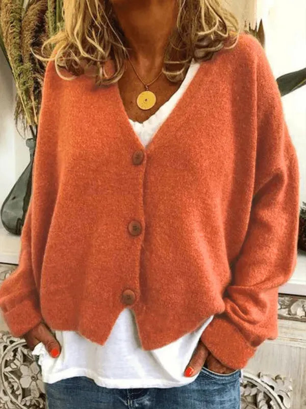 Stilla | Løs Kvinder Strikjakke Pullover