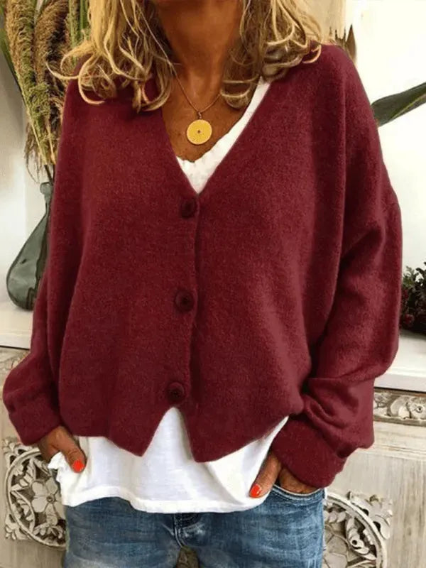 Stilla | Løs Kvinder Strikjakke Pullover
