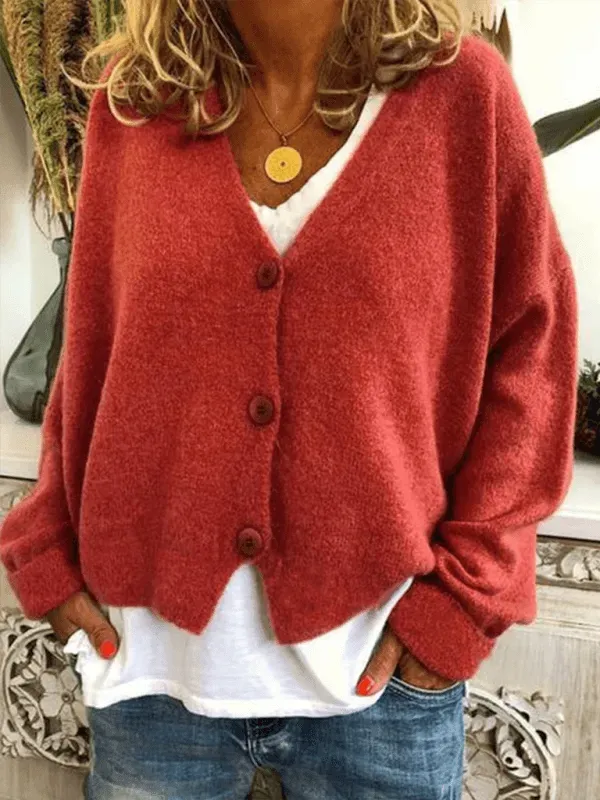 Stilla | Løs Kvinder Strikjakke Pullover