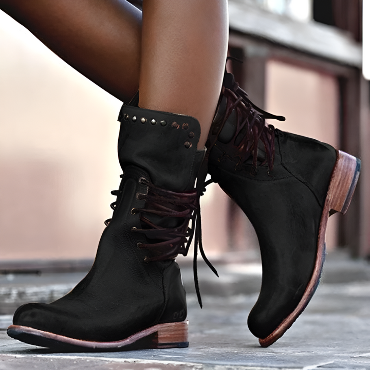 Stilla | Veganske læderstøvler med moderne design