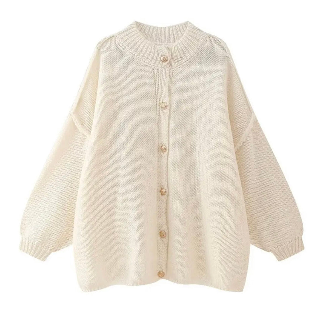 Stilla | Cozy Oversized Strikcardigan Sweater