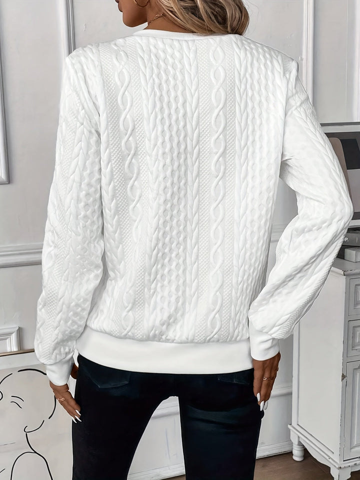 Stilla | Sweater med Lynlås