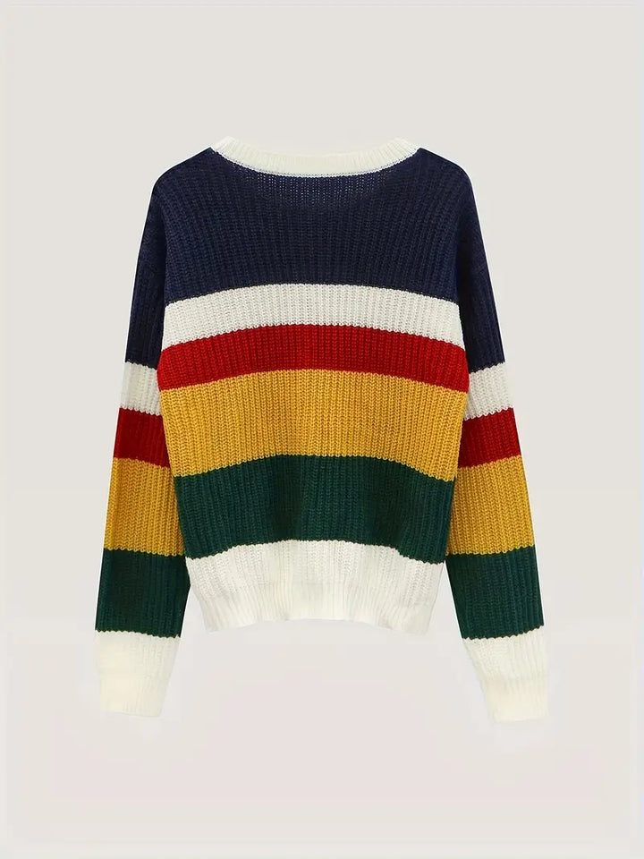 Stilla | Oversize Strikpullover Til Kvinder