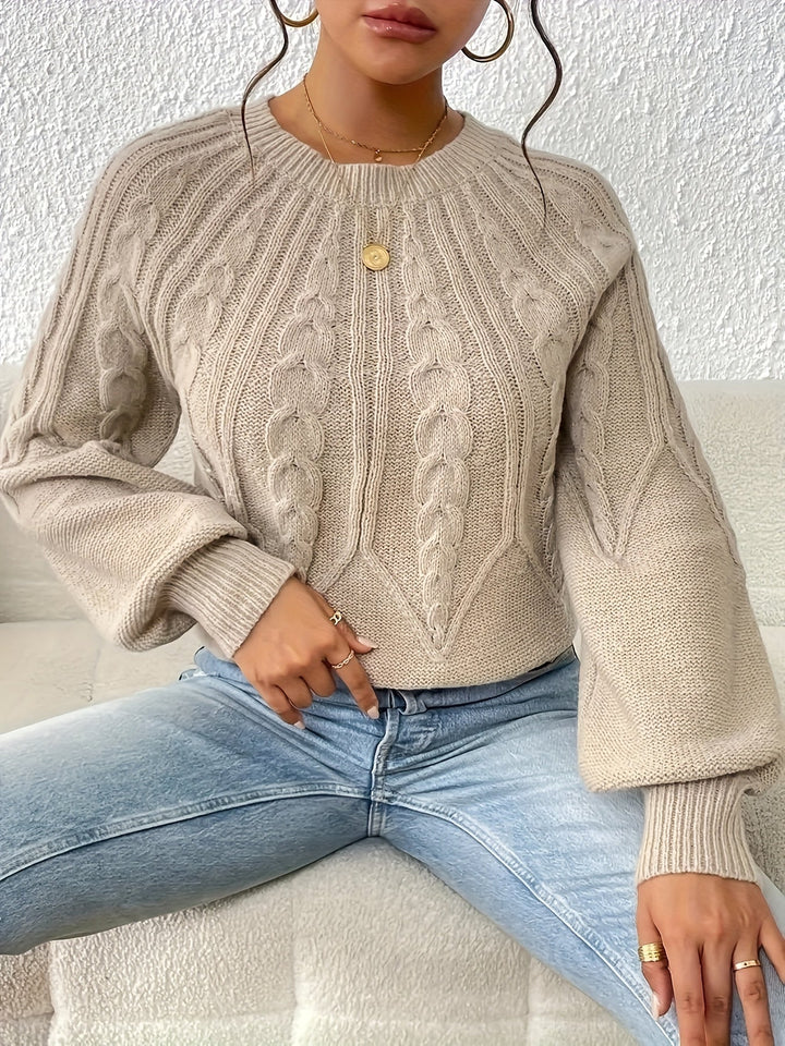 Stilla | Pullover med puffærmer