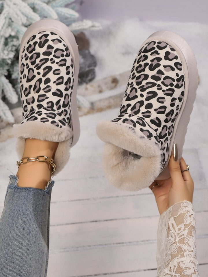 Stilla | Thermo Leopard Wedges Med Rund Spids