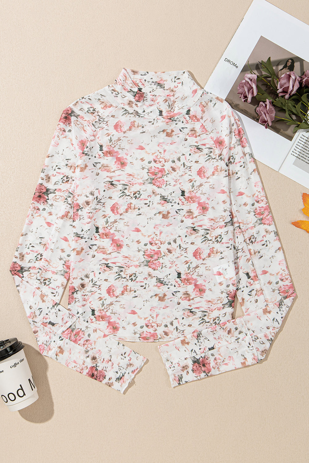 Stilla | Bluse Af Blomsterstrik