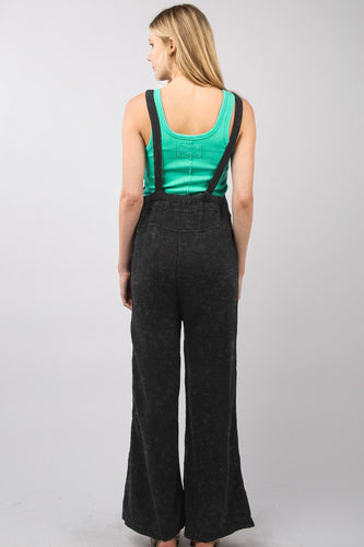 Stilla | J Texture Vaskede Bred Ben Overalls