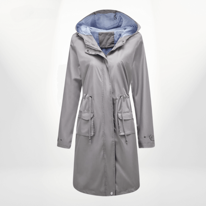 Stilla | Dame vandtæt over-knee trenchcoat
