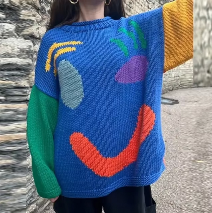 Stilla | Størrelse Pullover Af Bomuldsstrik