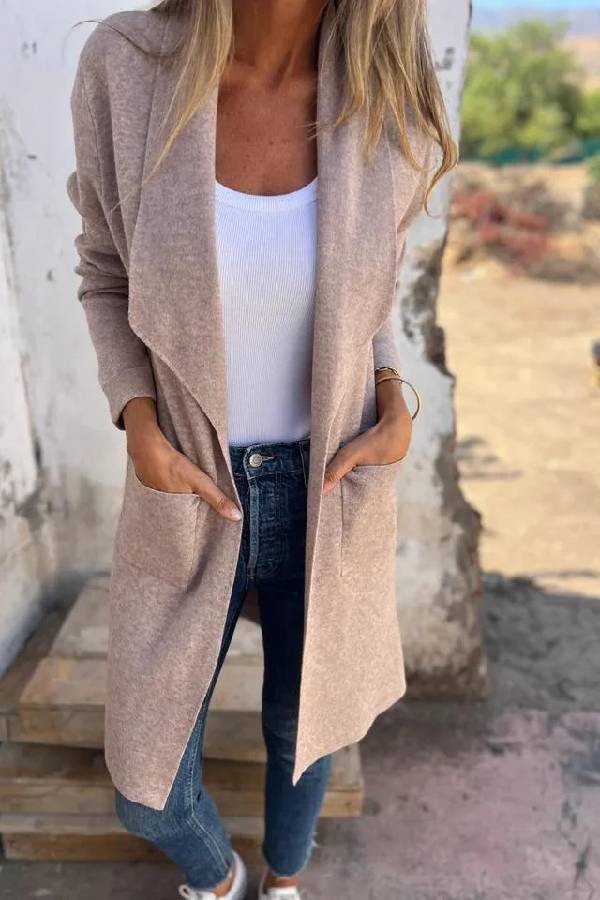 Stilla | mellemlang Cardigan-jakke