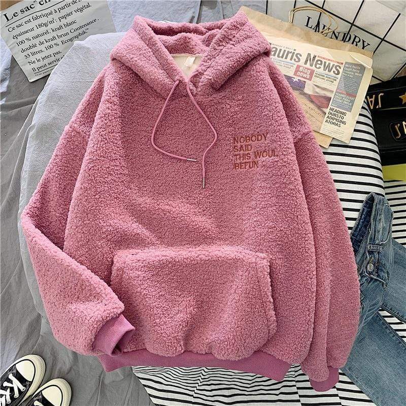 Stilla | Dame Sweatshirt Med Hætte I Efterårsflannel