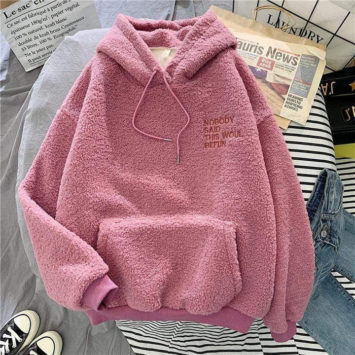 Stilla | Dame Sweatshirt Med Hætte I Efterårsflannel