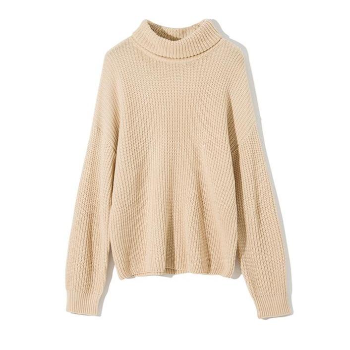 Stilla | Lange og Tykkere Pullover med Rullekrave til Damer