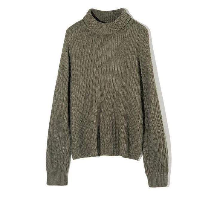 Stilla | Lange og Tykkere Pullover med Rullekrave til Damer