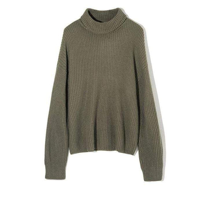 Stilla | Lange og Tykkere Pullover med Rullekrave til Damer