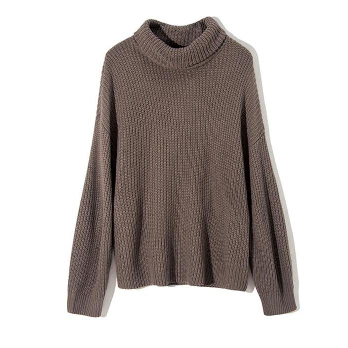Stilla | Lange og Tykkere Pullover med Rullekrave til Damer