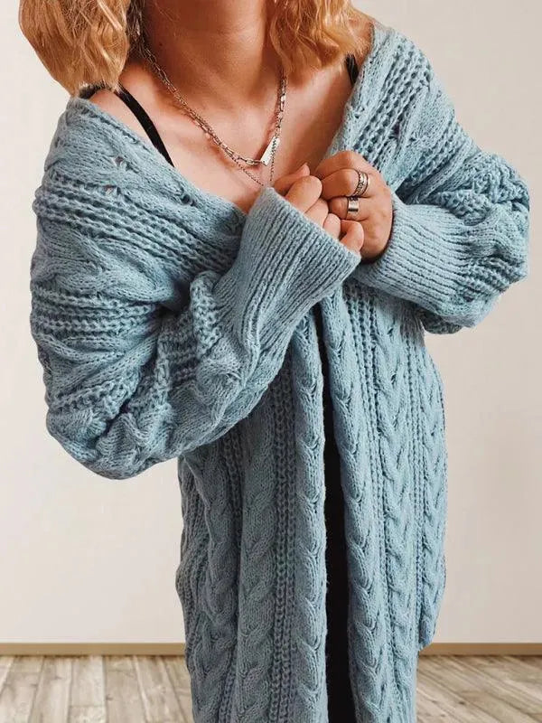 Stilla | Drop Ærme Strikjakke Pullover