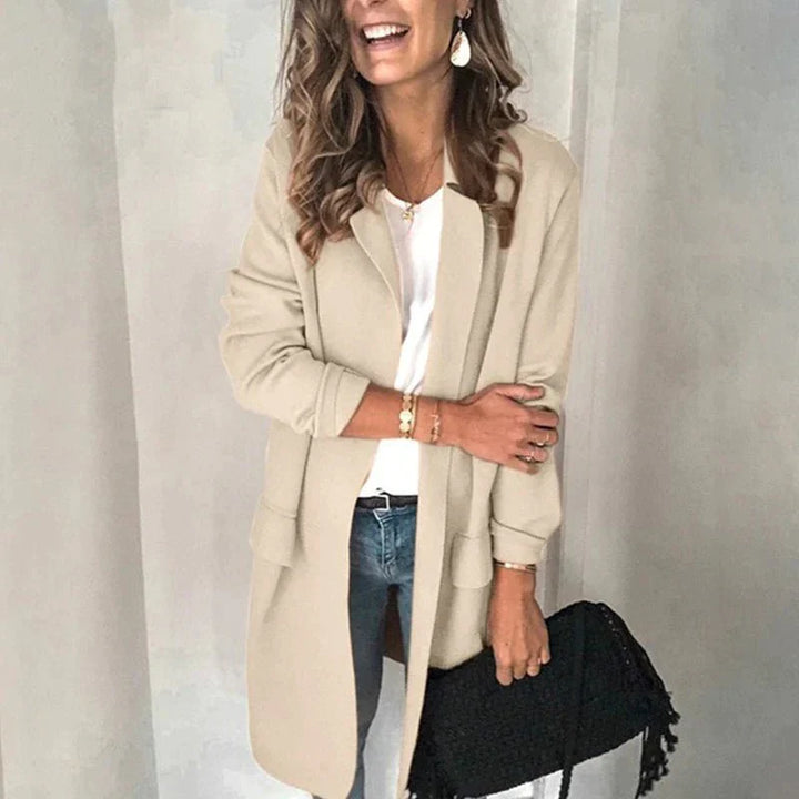 Stilla | Lang Og Elegant Blazer Strikjakke