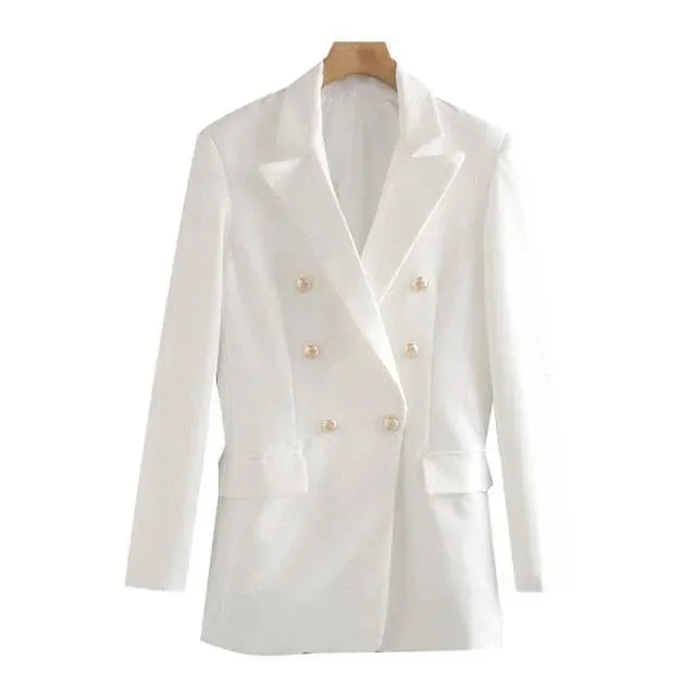 Stilla | FRANS Vintage Blazer Dame - Formelt-Erhverv - Uni-Enfarvet
