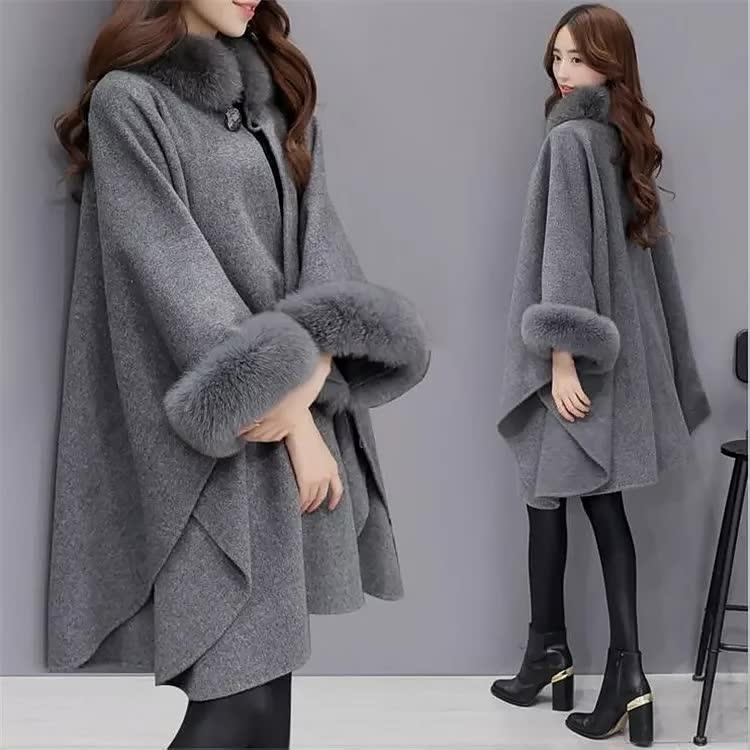 Stilla | Furry Coat - Stilfuld pelsfrakke til kvinder