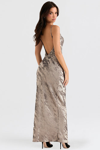 Stilla | Maxikjole Tin Satin