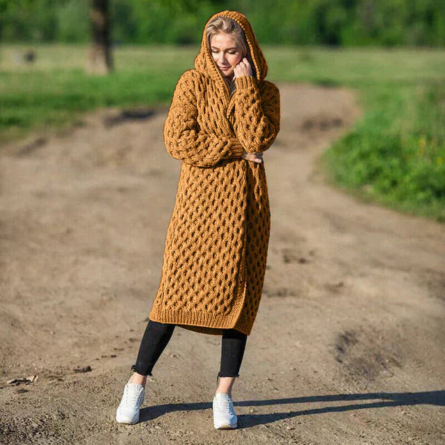 Stilla | Dame Strikjakke Med Enkel Look
