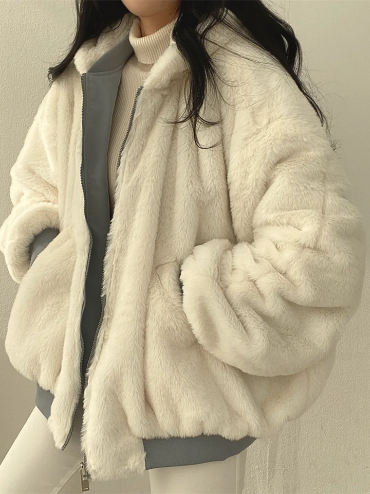 Stilla | Kvinders Puffer Jakke med Teddy Fleece