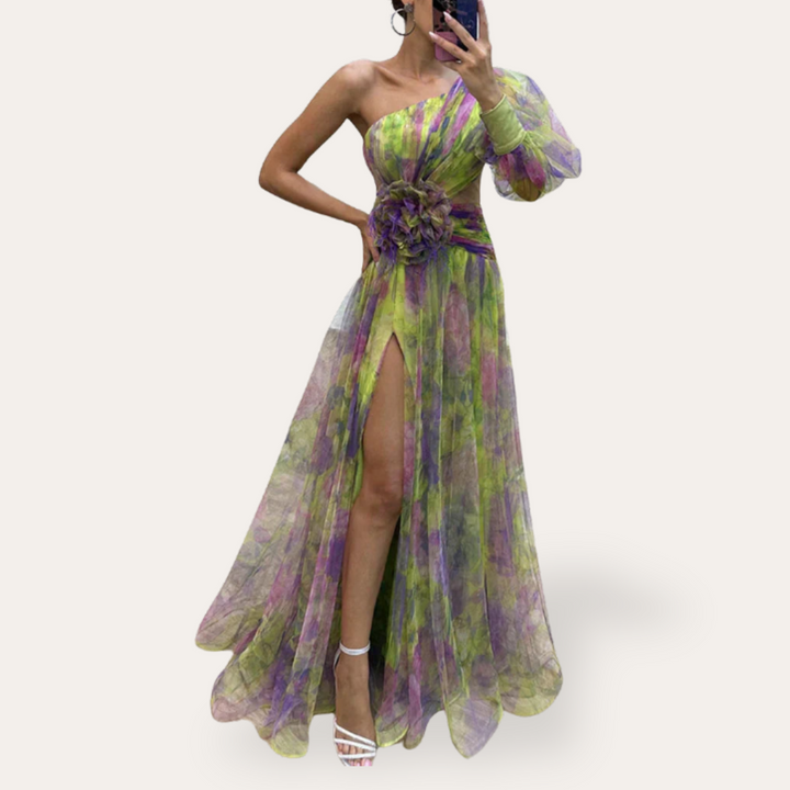 Stilla | Kvinders One shoulder Chiffon Kjole