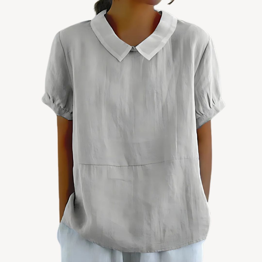 Stilla | Kvinders Krave Linned Mix Bluse