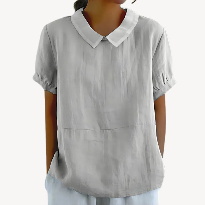 Stilla | Kvinders Krave Linned Mix Bluse