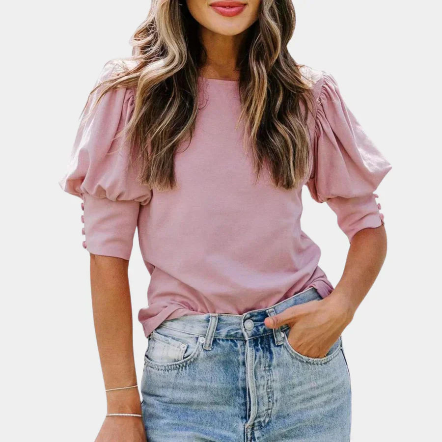 Stilla | Elegant Og Bred Damebluse Skjorte Helena Af Viskose