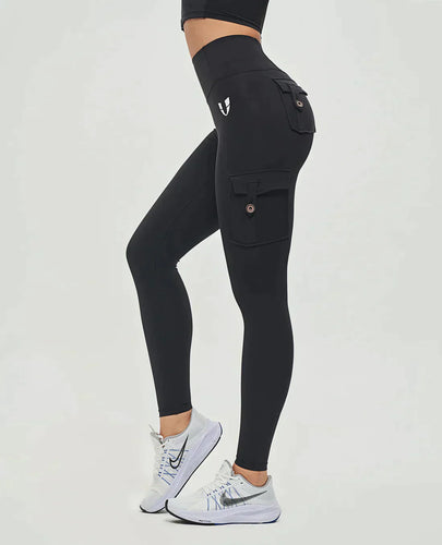 Stilla | Cargo Leggings Med Høj Talje