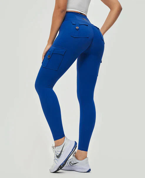 Stilla | Cargo Leggings Med Høj Talje
