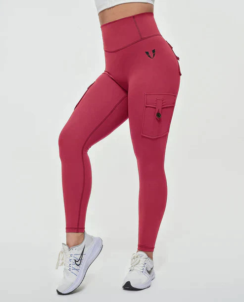 Stilla | Cargo Leggings Med Høj Talje