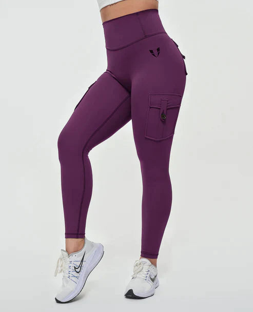 Stilla | Cargo Leggings Med Høj Talje
