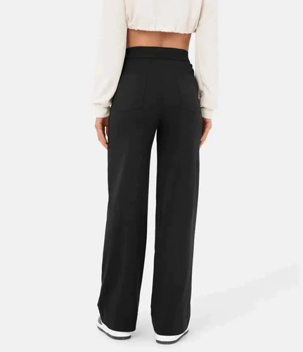 Stilla | Elastische Broek Met Hoge Taille