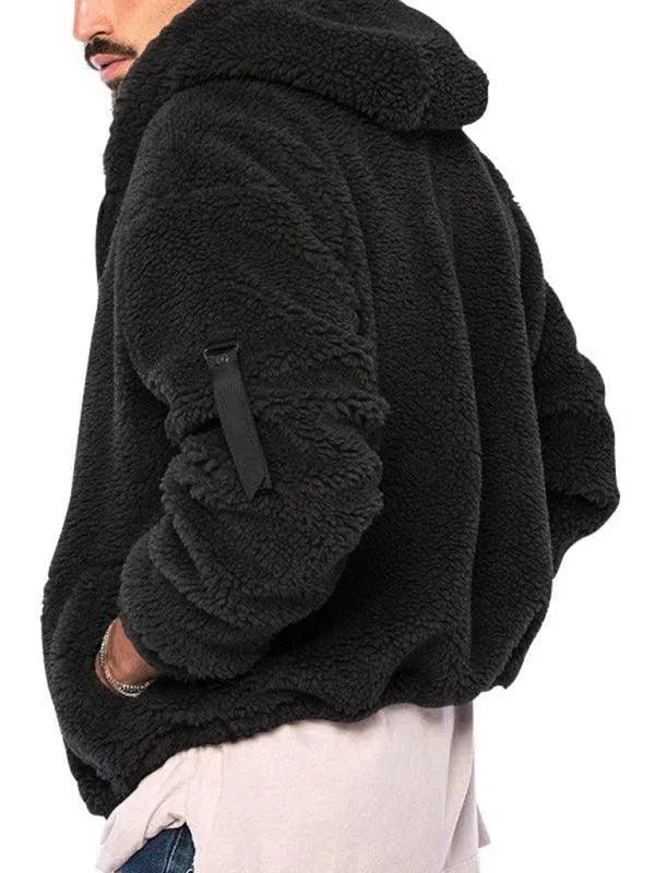 Stilla | Hættetrøje fleece mænd vinterjakke