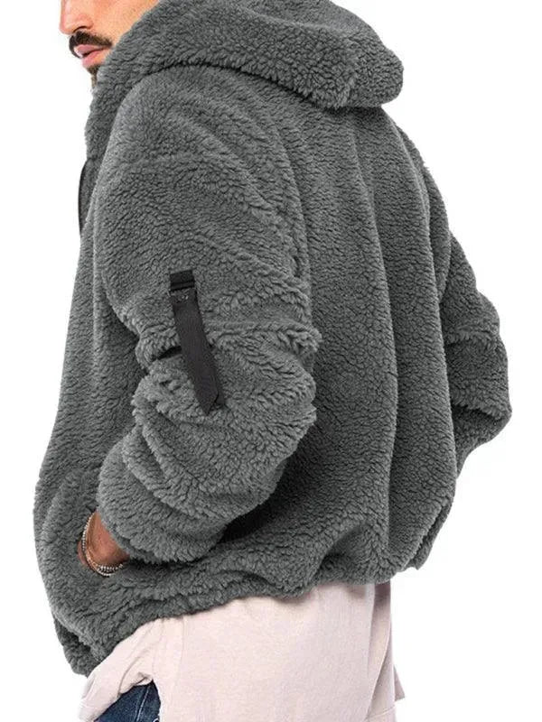Stilla | Hættetrøje fleece mænd vinterjakke