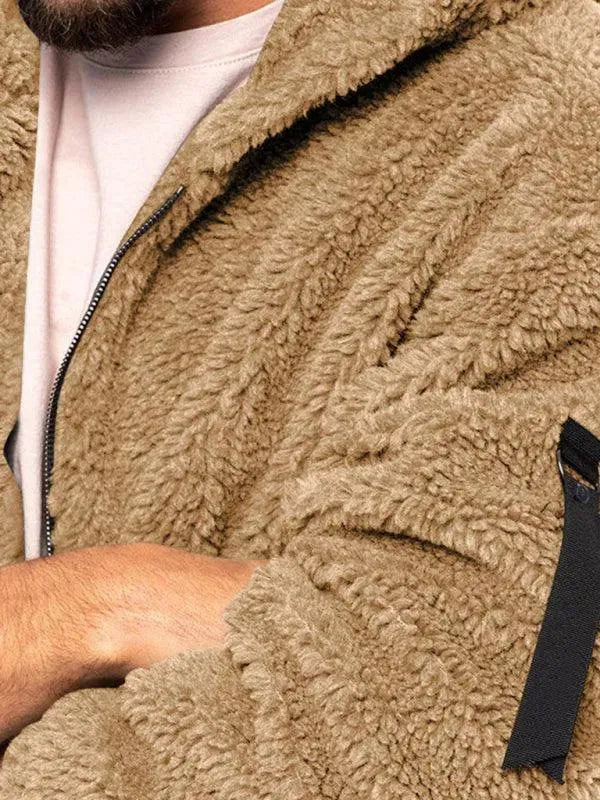 Stilla | Hættetrøje fleece mænd vinterjakke