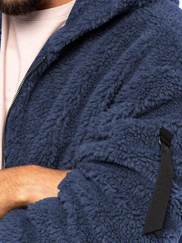 Stilla | Hættetrøje fleece mænd vinterjakke
