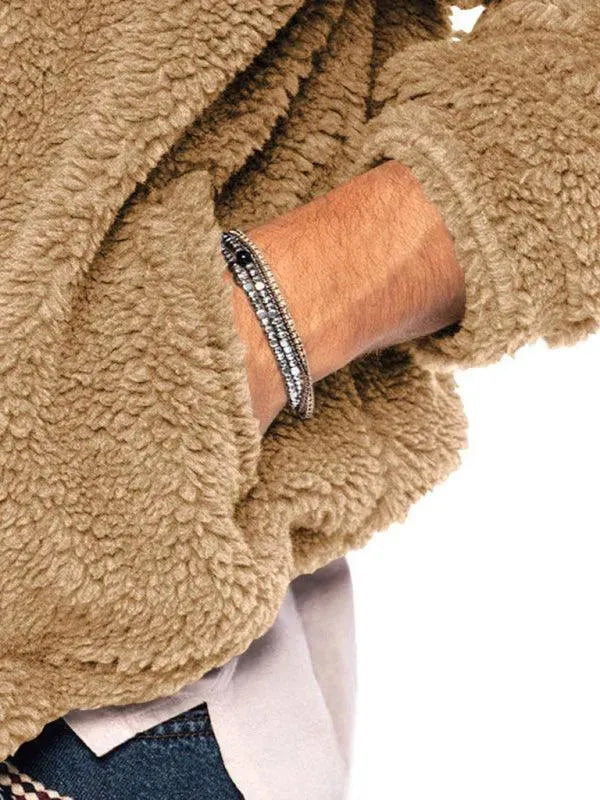 Stilla | Hættetrøje fleece mænd vinterjakke