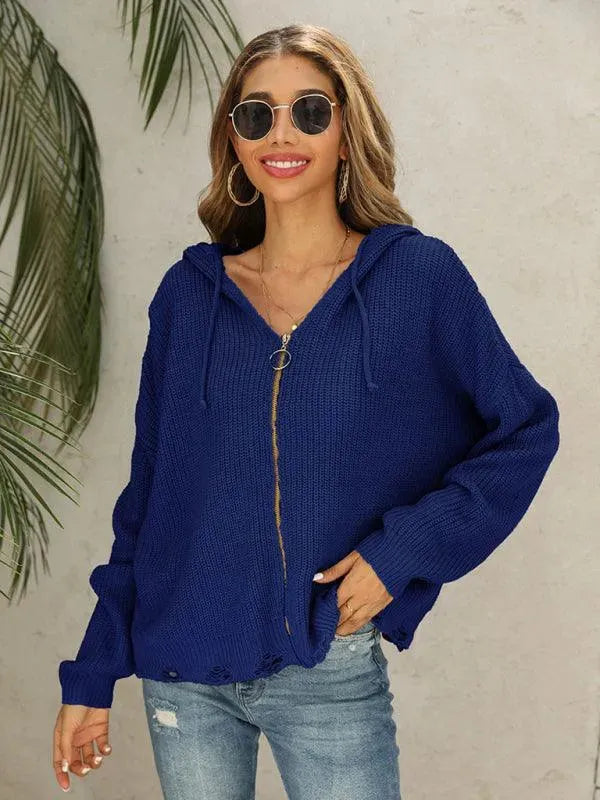 Stilla | Hole Kvinder Strikjakke Pullover