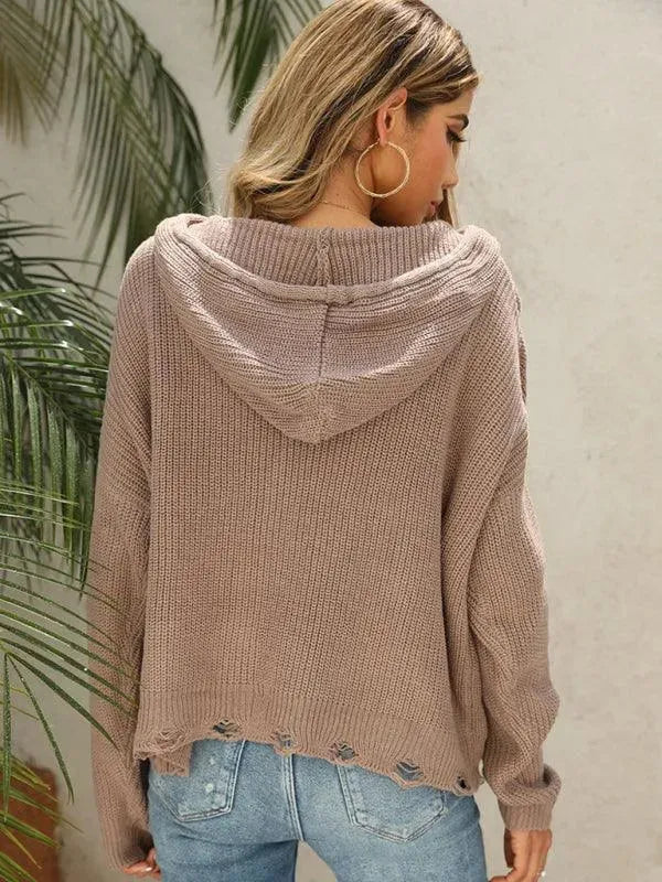 Stilla | Hole Kvinder Strikjakke Pullover