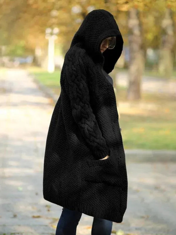 Stilla | Lange Kvinder Strikjakke Pullover
