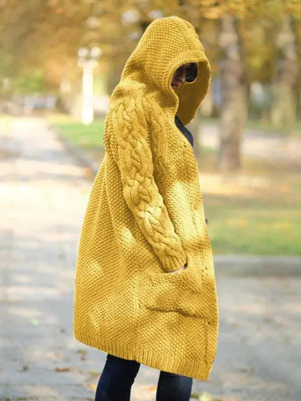 Stilla | Lange Kvinder Strikjakke Pullover