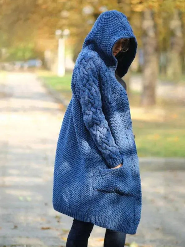 Stilla | Lange Kvinder Strikjakke Pullover